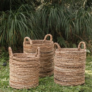 Handcrafted Natural <b>Seagrass</b> Vegetable <b>Basket</b> Eco-Friendly Storage Box Rattan Artisan Special - Product Image 4