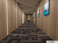 Tapis usine couloir hôtel Nylon imprimé tapis tapis hôtel couloir tapis pour conception personnalisée impression anti-dérapant