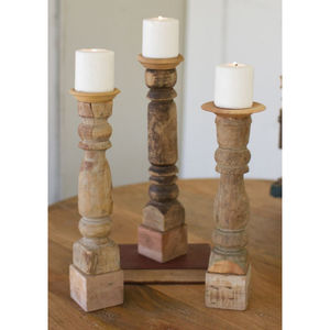 Fournisseurs en gros de chandelier en bois au design attrayant bougeoir en bois de première qualité au prix le plus bas - Product Image 5