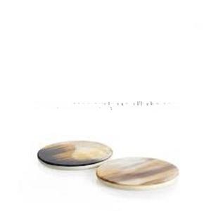 Natural Buffalo Horn <b>Table</b> <b>Coasters</b> Handmade Rustic Drink Accessories High Quality - Product Image 6