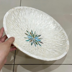 Silver Crystal Work Decorative Bowl Versatile Luxury Accent Perfect For Dry Fruits Serving Snack Or Modern Home Decoration - Product Image 6