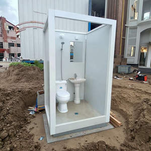 Toilettes conteneurisées de luxe de qualité industrielle de 40 pieds, détachables, avec douche, portables et mobiles pour hôtels, fabriquées avec des panneaux sandwich en plastique - Product Image 2