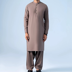 Meilleures ventes en gros de Shalwar Kameez pakistanais élégants costumes pour hommes Kurta Eid Shalwar Kameez été hiver costumes ethniques OEM - Product Image 1