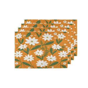 ราคาโรงงานการออกแบบใหม่ที่กําหนดเองพิมพ์ผ้าฝ้ายบริสุทธิ์ตกแต่งบ้านโมเดิร์นตาราง Placemat พร้อมโลโก้ที่กําหนดเอง - Product Image 2