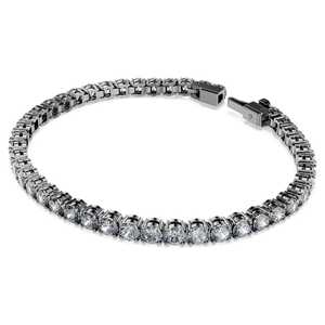 Pulsera de Tenis SHIVPATH de Lujo, Plata de Ley 925, Chapada en Plata, con Diamantes Moissanite de Corte Brillante VVS, Elegante y Fina - Product Image 2