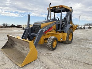 Chargeur sur pneus JDere 310J 92Hp Tracteur rétrocaveuse entièrement équipé Fixation pour chargeur frontal avec composants de base Pompe à roulement - Product Image 4