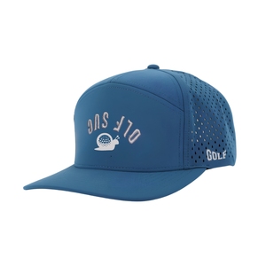 Gorra de Golf Impermeable de 7 Paneles con Logotipo Bordado Personalizado, Etiqueta Tejida en el Interior, Orificios Cortados con Láser y Cierre a Presión - Product Image 1