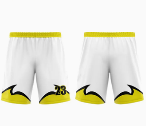 Vente en gros de shorts de course en maille OEM personnalisés pour hommes, short de basket-ball respirant d'entrejambe de 5 pouces, ensembles de sublimation avec logo personnalisé imprimés - Product Image 6