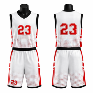 Ensemble d'uniformes de basketball personnalisés par sublimation, maillot et short de basketball OEM, respirant, séchage rapide, fabricant de vêtements de sport d'équipe - Product Image 6