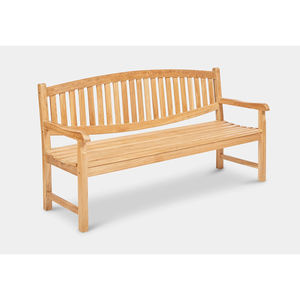 Banc de jardin en teck 3 places extérieur fabriqué en Indonésie - Product Image 1