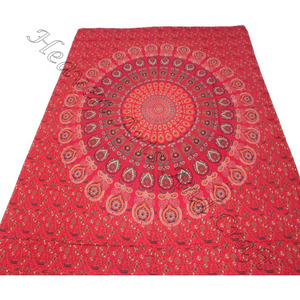 Tapiz de pared grande de Mandala indio Hippie, tapiz colgante de arte para playa - Product Image 5