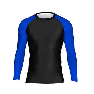 เสื้อแรชการ์ดแขนยาวสำหรับผู้ชายเสื้อป้องกันแบบสั่งตัดโลโก้ - Product Image 1