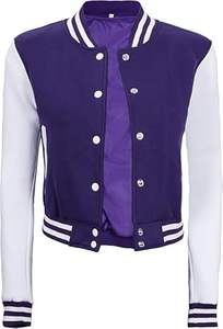 Veste universitaire pour femmes, style lettreman, boutonnée, veste de baseball, logo personnalisé, OEM, vêtements de rue - Product Image 6