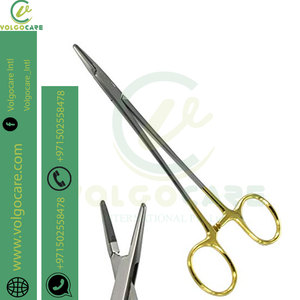 Portaagujas de acero inoxidable de alta calidad al por mayor, 8 pulgadas, plata disponible en todos los diseños y estilos - Product Image 1