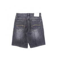 Shorts en jean délavé vintage pour homme, respirants, écologiques, de haute qualité, style streetwear, taille mi-haute, tricotés, décontractés, été