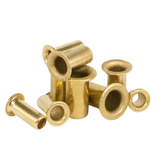 En stock, vente en gros, rivets tubulaires creux en cuivre et laiton GB876, rivets entièrement creux GB876 - Product Image 1