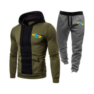 Ensemble de survêtement de sport pour homme en polyester à rayures, survêtement pour homme, survêtement d'hiver avec fermeture éclair intégrale, jogging - Product Image 5