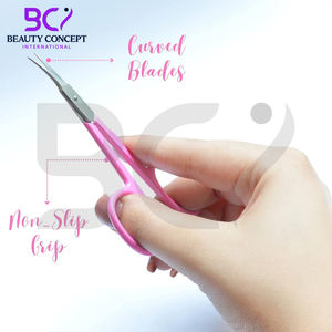 Bon fournisseur personnalisé meilleurs ciseaux de manucure en acier inoxydable incurvés finement pointus et de construction mince - Product Image 4