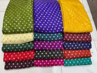 Tela de Satén Brocado Jacquard de Lujo para Prendas, Trajes, Vestidos y Ropa de Novia - Colores Suaves, Brillantes y Lisos para Niñas, Peso Medio