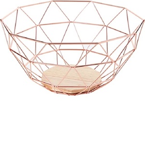 MS INC ลวดโลหะครัวผลไม้ผักการจัดเก็บเคาน์เตอร์ตะกร้าที่มีกล้วยยืน - Product Image 3