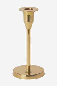 Soporte de vela de hierro, 2 luces con vajilla con acabado dorado, accesorios decorativos, decoración Interior, portavelas hecho a mano a la venta - Product Image 6