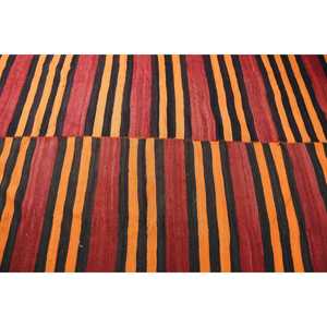 พรมวินเทจขนาดใหญ่พิเศษ 6.8x12.3 ฟุต พรมลายจุดสีแดงตุรกี - Product Image 5