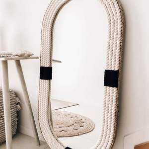 Espejo de lujo ondulado asimétrico Irregular en forma de espejo de pared dormitorio moderno baño clásico simplicidad hogar espejo decorativo - Product Image 2