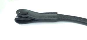 Bande de sourcils en cuir plat sans canal de haute qualité Pop Snap Button Utilisation équestre pour les sports de plein air et l'équitation - Product Image 4