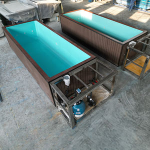 Salle d'équipement intégrée Installation gratuite en verre acrylique Utilisation familiale Commercial 40ft 20ft Conteneur Piscine - Product Image 5