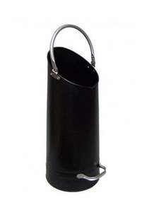 Seau à charbon en fer de style vintage et de construction robuste parfait pour stocker les cendres et le charbon à côté des cheminées traditionnelles - Product Image 4