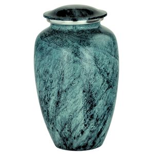 Cremation <b>Urn</b> Human Ashes Aluminium 1-2L Capacity Customized Printing Quality Handcrafted <b>Large</b> Memorial Funeral Keepsake - Product Image 1