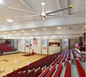 พัดลมอุตสาหกรรมขนาดใหญ่ 7.3 เมตร Hvls พร้อมโลโก้ที่ปรับแต่งได้ - Product Image 3