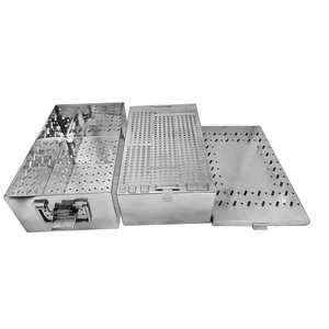 Caja de tornillos LCP de 50 mm, acero inoxidable, instrumentos quirúrgicos ortopédicos veterinarios - Product Image 1