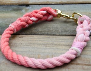 สายจูงปลอกคอสุนัขเชือกคอตตอนสองสี - Product Image 2