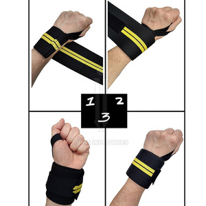 Nouveau design professionnel support de poignet sur mesure enveloppes de poignet haltérophilie entraînement Fitness - Product Image 4