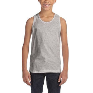 Débardeurs en coton de couleur unie pour enfants, chemises décontractées pour garçons et jeunes, tissage tricoté de qualité supérieure, prix de gros - Product Image 2