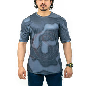 Camiseta Deportiva para Hombre, Cuello Redondo, Ajuste Holgado, Spandex/Algodón, Transpirable, Secado Rápido, para Running, Fitness, Gimnasio, Venta al Por Mayor, Personalizable - Product Image 3