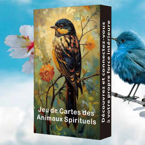 Jeux de cartes divinatoires avec des animaux spirituels, jeux de tarot, articles de qualité supérieure - Product Image 2