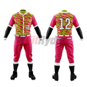 Ensembles d'uniformes de baseball de logo personnalisé de haute qualité vêtements de sport en polyester vente en gros tenue d'équipe de sublimation - Product Image 4