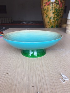 Ensemble d'assiettes à fruits maison et jardin en bambou filé fait à la main pour la vaisselle et le dessus de table - Product Image 6