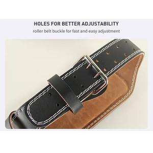 Customized Gym Training Back Support Gym Leather Powerlifting Lever <b>Belt</b> Weight Lifting <b>Belts</b> - Product Image 5