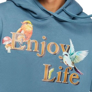 Sudadera con Capucha Personalizada de Felpa 100% Algodón, Bordada, Transpirable, de Alta Calidad, para Invierno, con Bolsillos Grandes, para Hombre - Product Image 3