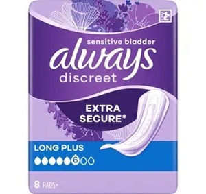Los más vendidos: Always Discreet Incontinence Long Plus 8 Pads - Product Image 6
