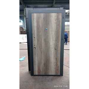 Portes de sécurité en acier de qualité supérieure ABSDOOR SPLINE, design texturé bois, finition de qualité supérieure, entrée d'appartement, villa, intérieur, Turquie - Product Image 4