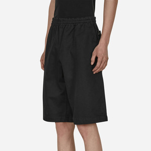 Short moderne uni au genou pour hommes coupe décontractée ceinture élastique coton biologique écologique été Streetwear sport décontracté - Product Image 4