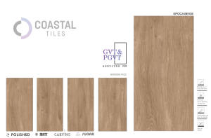 Azulejos Modernos de Porcelana para Piso, 600x1200mm, Epoca Wenge Marrón Pulido, Tipo Ladrillo Refractario, 9mm de Espesor - Product Image 4