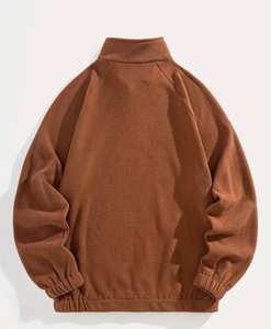 Sudadera de Forro Polar para Hombre, Estilo Casual, Corte Regular, Color Sólido, Transpirable, con Cuello Tipo Solapa, Ecológica, para Actividades al Aire Libre - Product Image 2