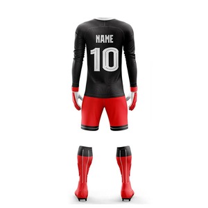 Precio barato ropa de equipo de alta calidad personalizar Impresión de transferencia de calor uniforme de fútbol Unisex poliéster/algodón cuello en V personalizado - Product Image 4