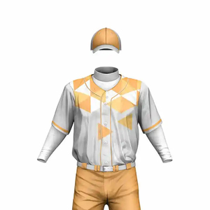 New Arrival Customizable 100% Cotton Anti-UV <b>Baseball</b> Uniform <b>Set</b> for Teams with Custom Brand and Custom Logo - Product Image 4