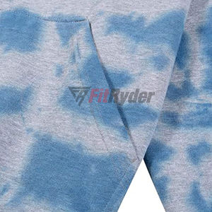 2024 unisexe coton à capuche séchage rapide respirant pull Logo personnalisé cravate teinture Style Street Wear pour l'hiver motif solide - Product Image 3